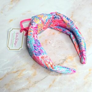 Lilly Pulitzer Wide Knotted Headband - Splashdance new with tags